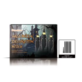 Halloween Atmosphere Props Decoration Witch Ornaments (Option: 2pc)