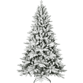 White Christmas Treemixed Flocked Tree (Option: 5ft PE PVC)