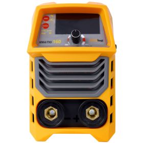 110V 220V Portable  Welder Actual 160A AR CLift TIG Welding Machine, Dual Voltage Electric Welder MMA Welding Machine Inversor Soldador With Lift (Option: Yellow Grey)
